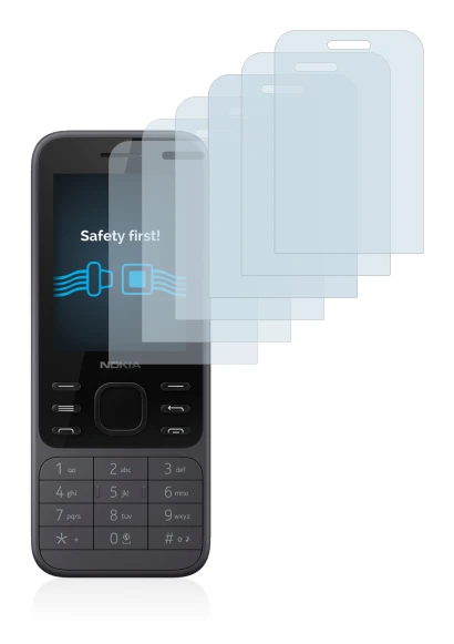 Abbildung des Geräts Nokia 6300 2020 mit einer Vielzahl des Displayschutzes.
