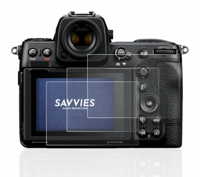 Abbildung des Geräts Nikon Z 8 mit einer Vielzahl des Displayschutzes.