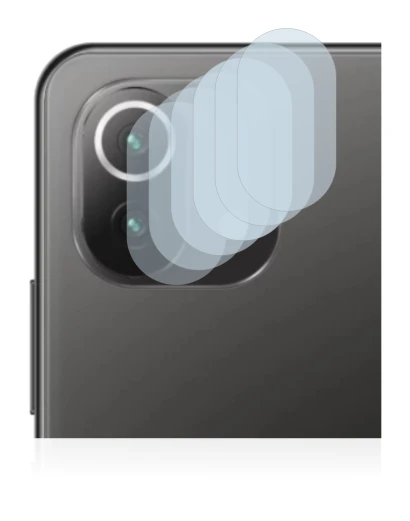 Abbildung des Geräts Xiaomi Mi 11 Lite 5G (NUR Kameraschutz) mit einer Vielzahl des Displayschutzes.