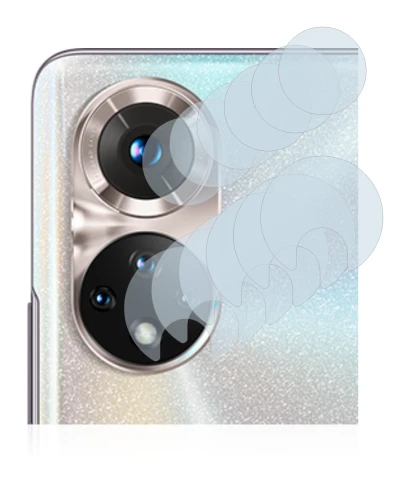 Abbildung des Geräts Honor 50 (NUR Kameraschutz) mit einer Vielzahl des Displayschutzes.