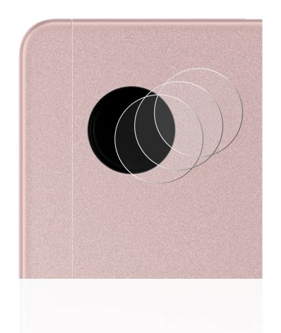 Abbildung des Geräts Samsung Galaxy Tab A8 LTE (NUR Kameraschutz) mit einer Vielzahl des Displayschutzes.