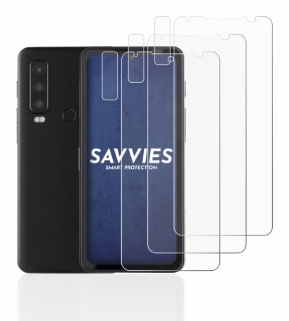 Abbildung des Geräts Caterpillar Cat S75 (Display+Kamera) mit einer Vielzahl des Displayschutzes.