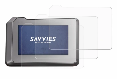 Abbildung des Geräts KTM 1290 Super Duke R 2022 TFT-Display 7" mit einer Vielzahl des Displayschutzes.