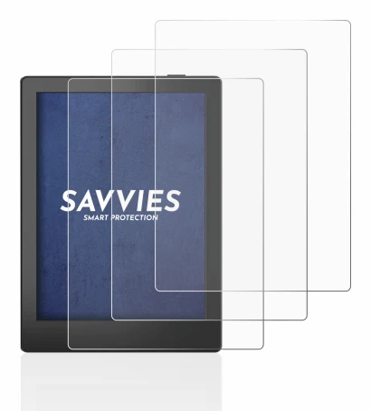 Abbildung des Geräts Boox Poke 5 mit einer Vielzahl des Displayschutzes.