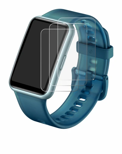 Abbildung des Geräts Huawei Watch Fit Special Edition mit einer Vielzahl des Displayschutzes.