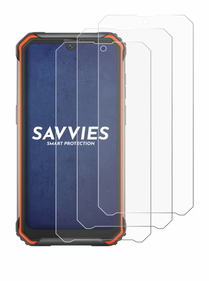 Abbildung des Geräts Blackview BV7200 mit einer Vielzahl des Displayschutzes.