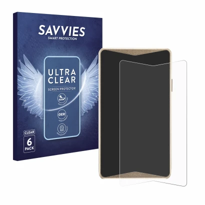 Vorderseite einer Produktverpackung mit dem Markenlogo Savvies. Daneben ist das Gerät ELLIPAL Titan 2.0 Cold Wallet mit dem zu