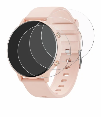 Abbildung des Geräts Hwagol Smartwatch G25 1.39" mit einer Vielzahl des Displayschutzes.