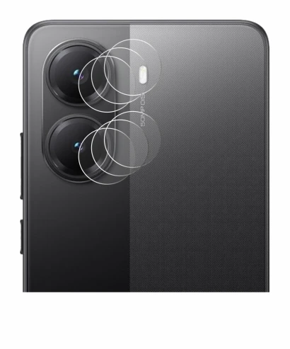 Abbildung des Geräts Xiaomi Poco X7 Pro (NUR Kameraschutz) mit einer Vielzahl des Displayschutzes.