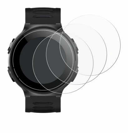 Abbildung des Geräts Kiprun GPS 500 Coros mit einer Vielzahl des Displayschutzes.