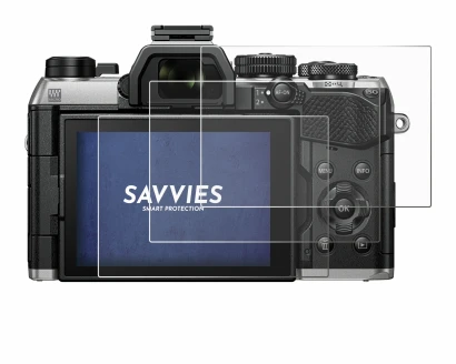 Abbildung des Geräts Olympus OM System OM-5 Mark II mit einer Vielzahl des Displayschutzes.