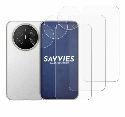 Abbildung des Geräts Huawei Mate 70 Air (Display+Kamera) mit einer Vielzahl des Displayschutzes.