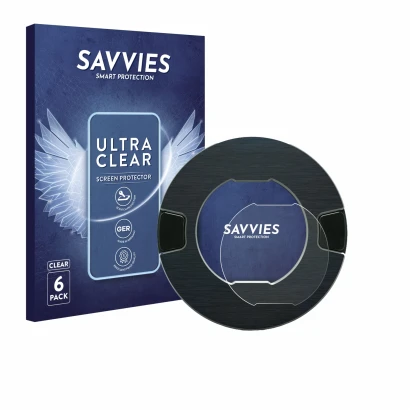 Vorderseite einer Produktverpackung mit dem Markenlogo Savvies. Daneben ist das Gerät OOONO P-DISC NO1 mit dem zugehörigen Dis