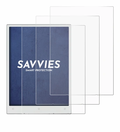 Abbildung des Geräts Viwoods AiPaper Mini mit einer Vielzahl des Displayschutzes.