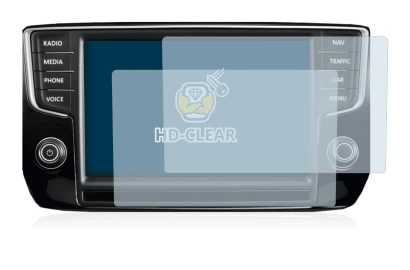 Abbildung des Geräts Volkswagen Passat 2015 Discover Pro 8" 2014 mit einer Vielzahl des Displayschutzes.