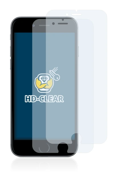 Abbildung des Geräts Apple iPhone 6 Plus mit einer Vielzahl des Displayschutzes.