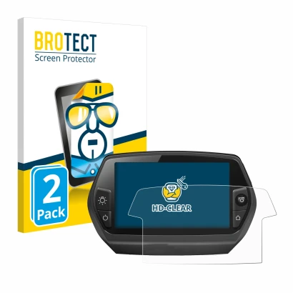 Vorderseite einer Produktverpackung mit dem Markenlogo BROTECT. Daneben ist das Gerät Bosch Nyon 2014 mit dem zugehörigen Disp