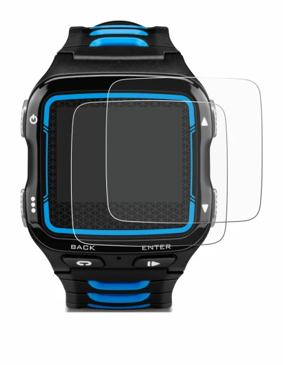 Abbildung des Geräts Garmin Forerunner 920XT mit einer Vielzahl des Displayschutzes.