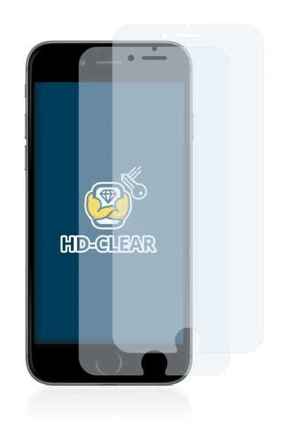 Abbildung des Geräts Apple iPhone 6S Plus mit einer Vielzahl des Displayschutzes.