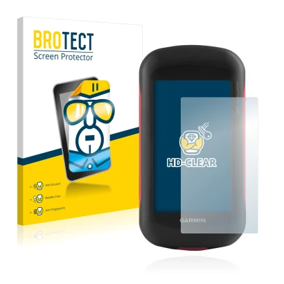 Vorderseite einer Produktverpackung mit dem Markenlogo BROTECT. Daneben ist das Gerät Garmin Montana 680 mit dem zugehörigen D