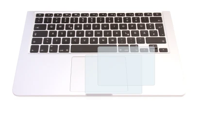 Abbildung des Geräts Apple MacBook Pro 13.3" 2015 (Touch Trackpad) mit einer Vielzahl des Displayschutzes.