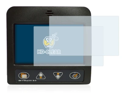 Abbildung des Geräts Skytraxx 3.0 Vario mit einer Vielzahl des Displayschutzes.