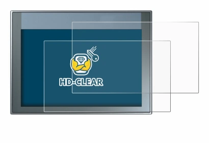 Abbildung des Geräts Siemens Simatic HMI KTP 700 Basic mit einer Vielzahl des Displayschutzes.