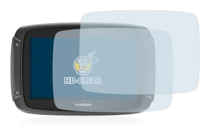Abbildung des Geräts TomTom Rider 450 mit einer Vielzahl des Displayschutzes.