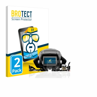 Vorderseite einer Produktverpackung mit dem Markenlogo BROTECT. Daneben ist das Gerät KTM 1290 Super Adventure S 2017 Tachoanz