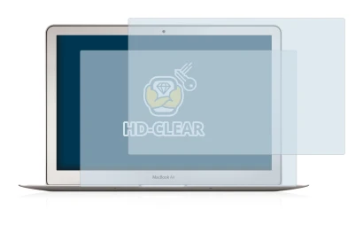 Abbildung des Geräts Apple MacBook Air 13" (Anfang 2015) mit einer Vielzahl des Displayschutzes.