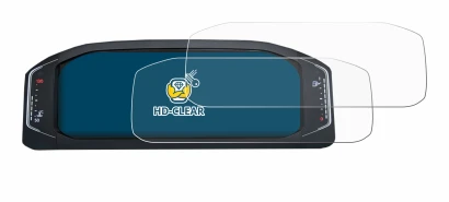 Abbildung des Geräts Volkswagen Active Info Display T-Roc mit einer Vielzahl des Displayschutzes.