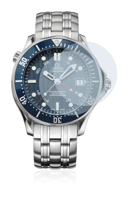 Abbildung des Geräts Omega Seamaster Diver (41 mm) mit einer Vielzahl des Displayschutzes.
