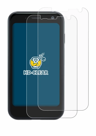 Abbildung des Geräts Palm Mini Smartphone mit einer Vielzahl des Displayschutzes.