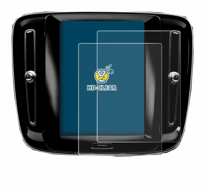 Abbildung des Geräts Volvo XC40 Sensus Connect 8.7" 2018-2020 mit einer Vielzahl des Displayschutzes.