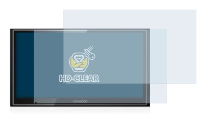Abbildung des Geräts Kenwood DMX7018DABS mit einer Vielzahl des Displayschutzes.