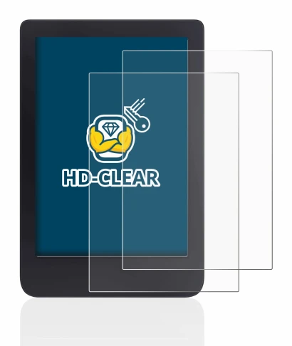 Abbildung des Geräts Tolino Shine 3 mit einer Vielzahl des Displayschutzes.