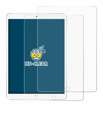 Abbildung des Geräts Apple iPad Air 2019 (3. Gen.) mit einer Vielzahl des Displayschutzes.