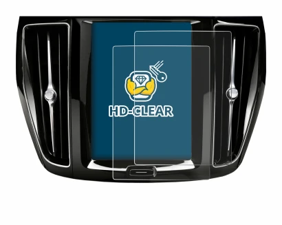 Abbildung des Geräts Volvo V60 Sensus Connect 2019-2020 mit einer Vielzahl des Displayschutzes.