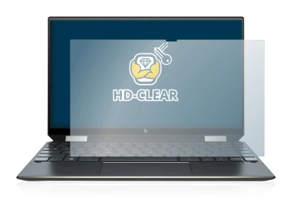 Abbildung des Geräts HP Spectre x360 13-aw0000ns mit einer Vielzahl des Displayschutzes.