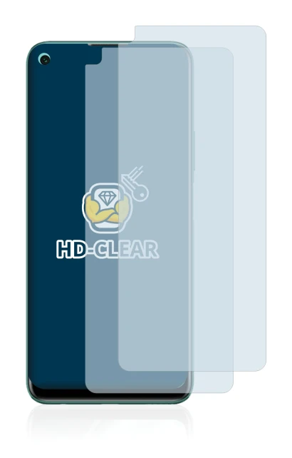 Abbildung des Geräts Huawei P40 lite 5G mit einer Vielzahl des Displayschutzes.