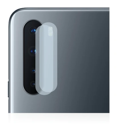 Abbildung des Geräts OnePlus Nord (NUR Kameraschutz) mit einer Vielzahl des Displayschutzes.