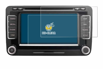 Abbildung des Geräts Volkswagen Eos 2011 RNS 510 6.5" mit einer Vielzahl des Displayschutzes.