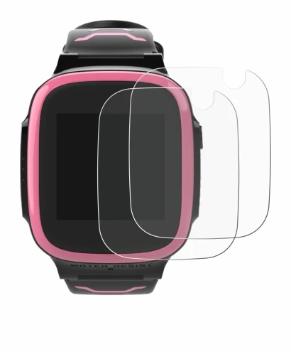 Abbildung des Geräts Xplora X5 Play mit einer Vielzahl des Displayschutzes.