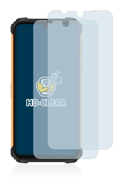 Abbildung des Geräts Ulefone Armor 8 mit einer Vielzahl des Displayschutzes.