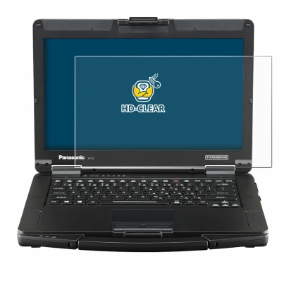 Abbildung des Geräts Panasonic Toughbook FZ-55 Full HD mit einer Vielzahl des Displayschutzes.