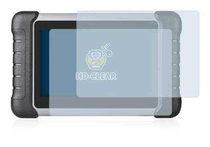 Abbildung des Geräts Autel MaxiCOM MK808 mit einer Vielzahl des Displayschutzes.