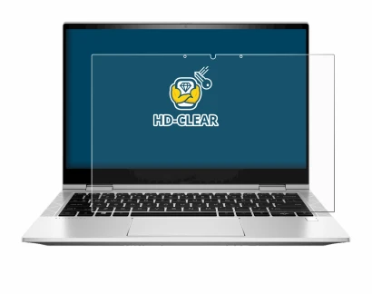Abbildung des Geräts HP EliteBook x360 830 G8 mit einer Vielzahl des Displayschutzes.