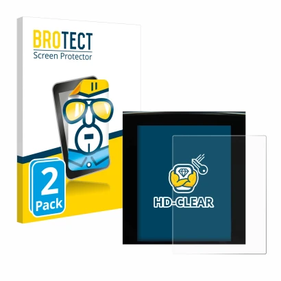 Vorderseite einer Produktverpackung mit dem Markenlogo BROTECT. Daneben ist das Gerät Renault Megane 4 2020 Multimedia Easy 9.