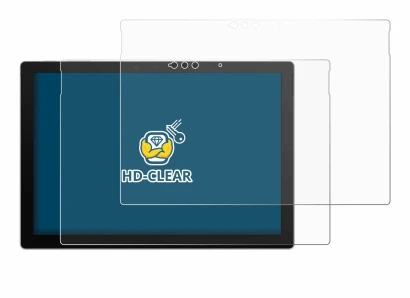 Abbildung des Geräts Microsoft Surface Pro 7 Plus mit einer Vielzahl des Displayschutzes.