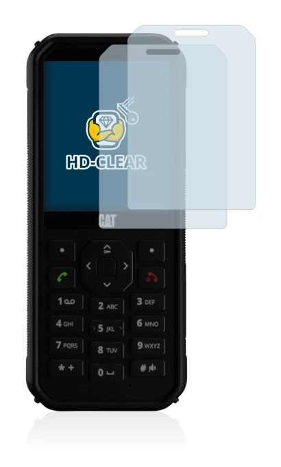 Abbildung des Geräts Caterpillar Cat B40 mit einer Vielzahl des Displayschutzes.